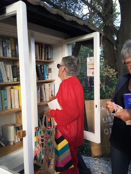 Free little library opening