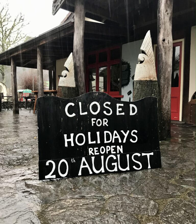 Closed fora winter break